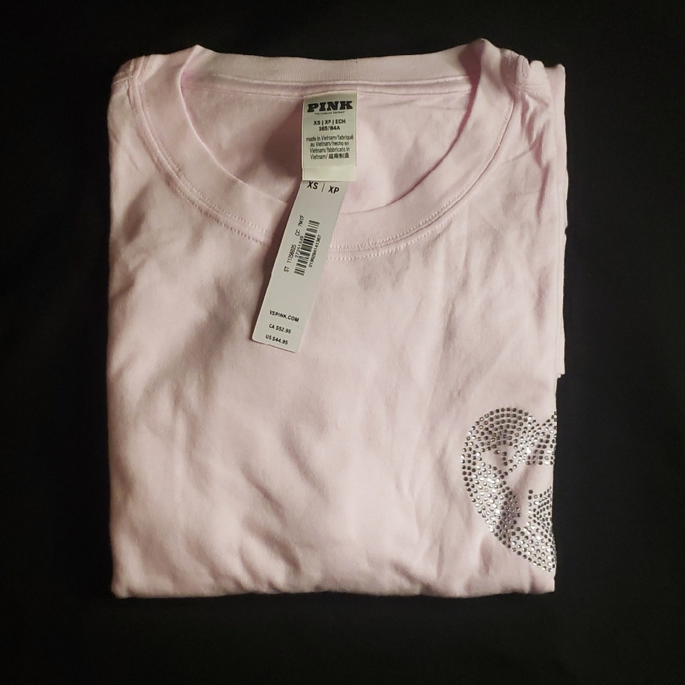 PINK Victoria's Secret Light Pink Tee